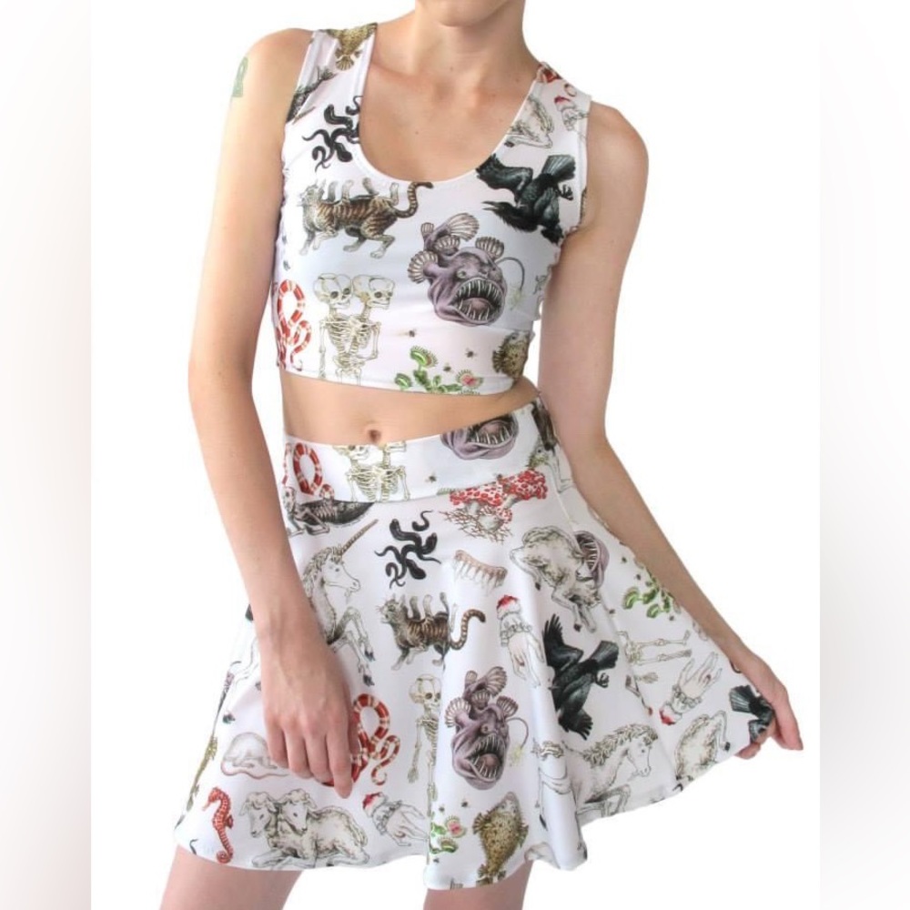 Freak of Nature Top and Skater Skirt Set